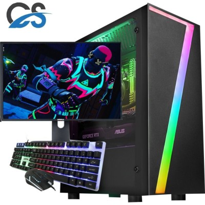Refurbished Fast Gaming PC Computer Bundle Core i5 16GB 240GB SSD W10 Nvidia GT730 