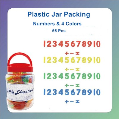 Kids Transparent Letters and Numbers Colorful Plastic English Spelling Words Sensory Play Practice Counting and Spelling Learning Educational Toy